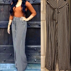 Long dressy pattern pants